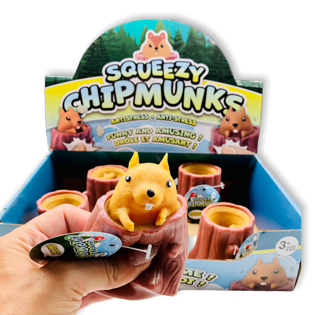 Squishy Pop Up Chipmunks