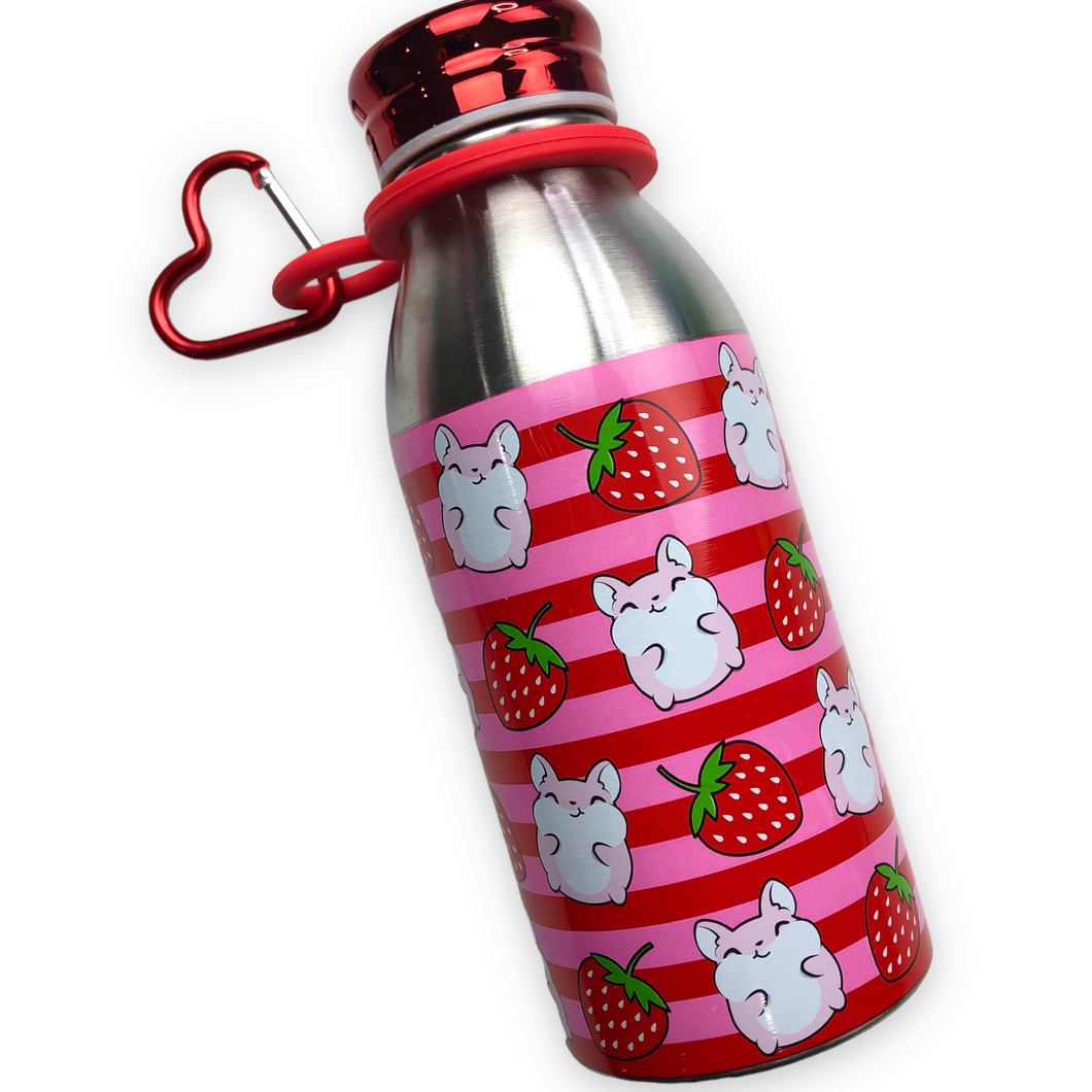 Strawberry & Hamster Water Bottle
