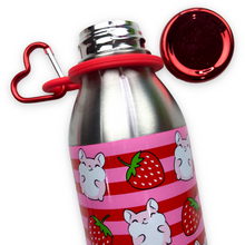 Load image into Gallery viewer, Strawberry &amp; Hamster Water Bottle
