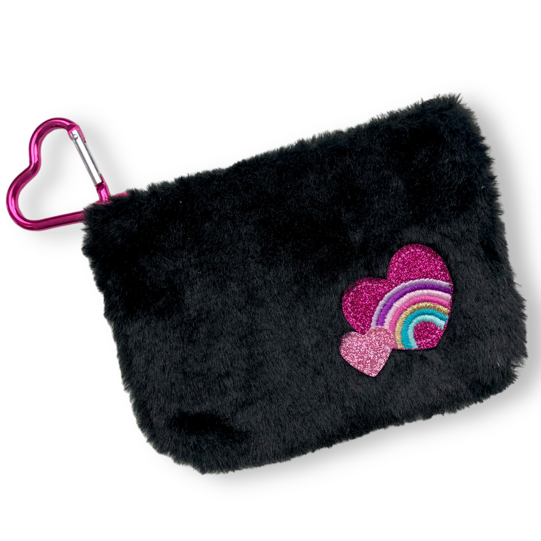 Mini Heart Printed Pouch